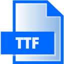 TTF File Extension Icon 128x128 png